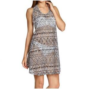 NEW ELIF racer back tank dress in lynx